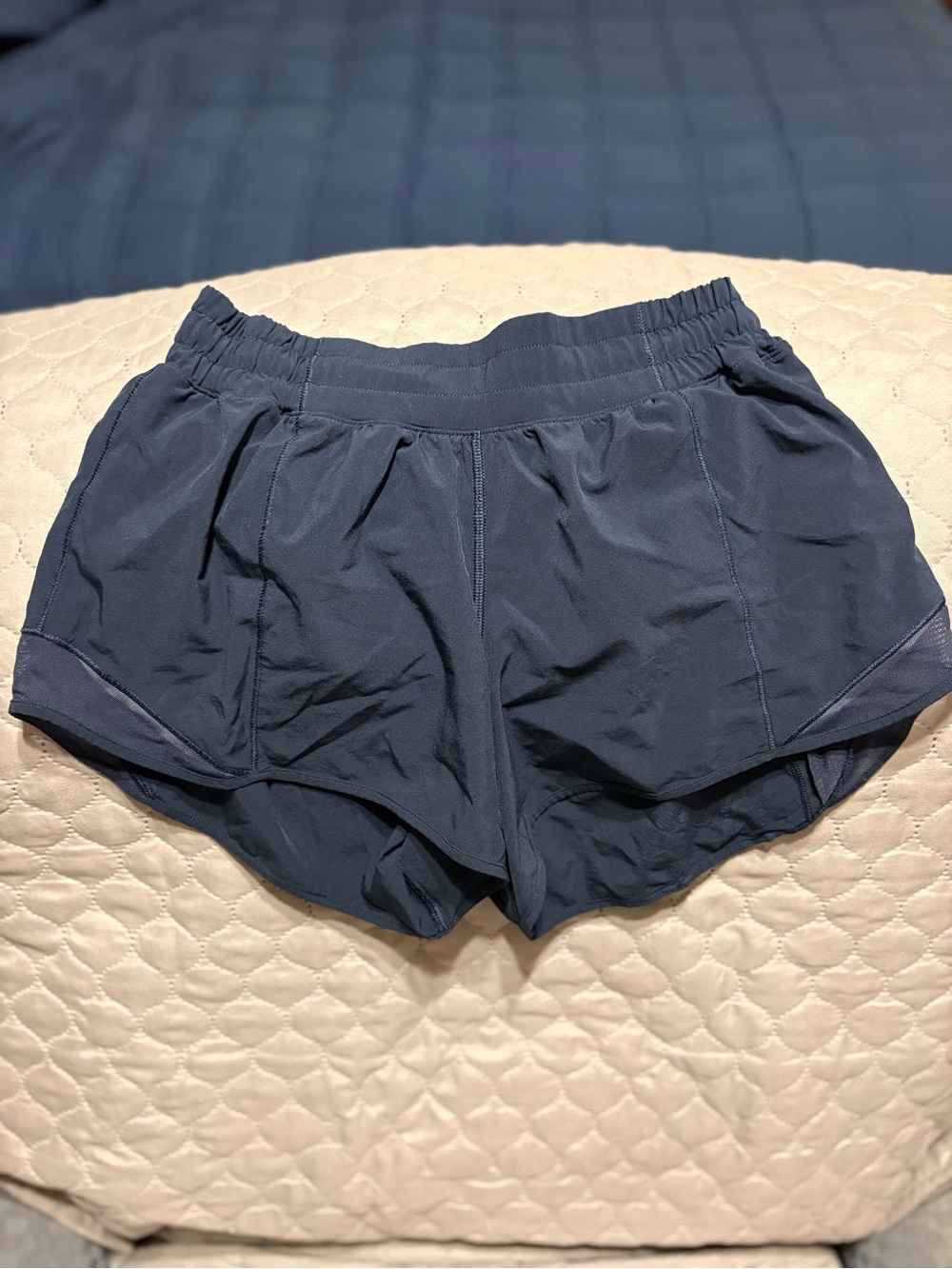 Lululemon Navy Athletic Running Shorts with liner